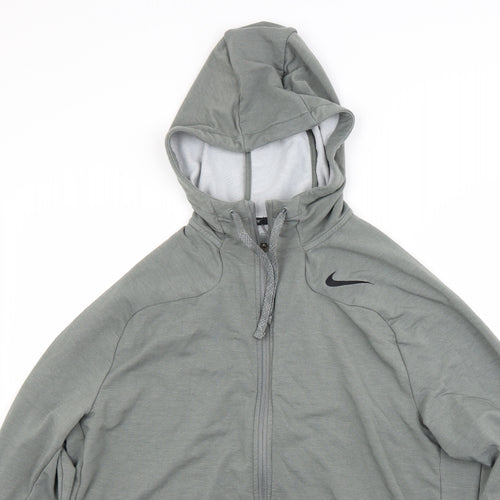 Nike Mens Green   Full Zip Hoodie Size L