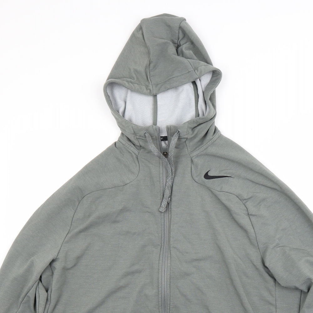 Nike Mens Green   Full Zip Hoodie Size L