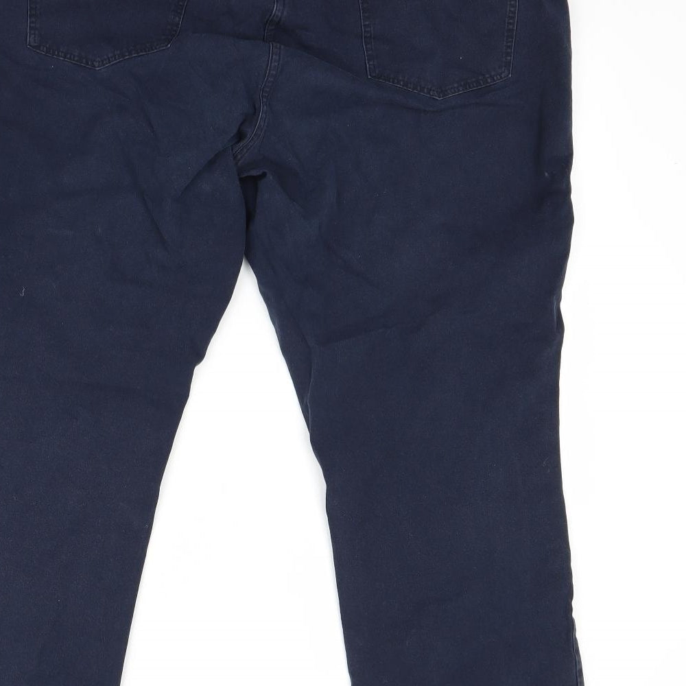 Maine Womens Blue   Capri Trousers Size 18 L25 in