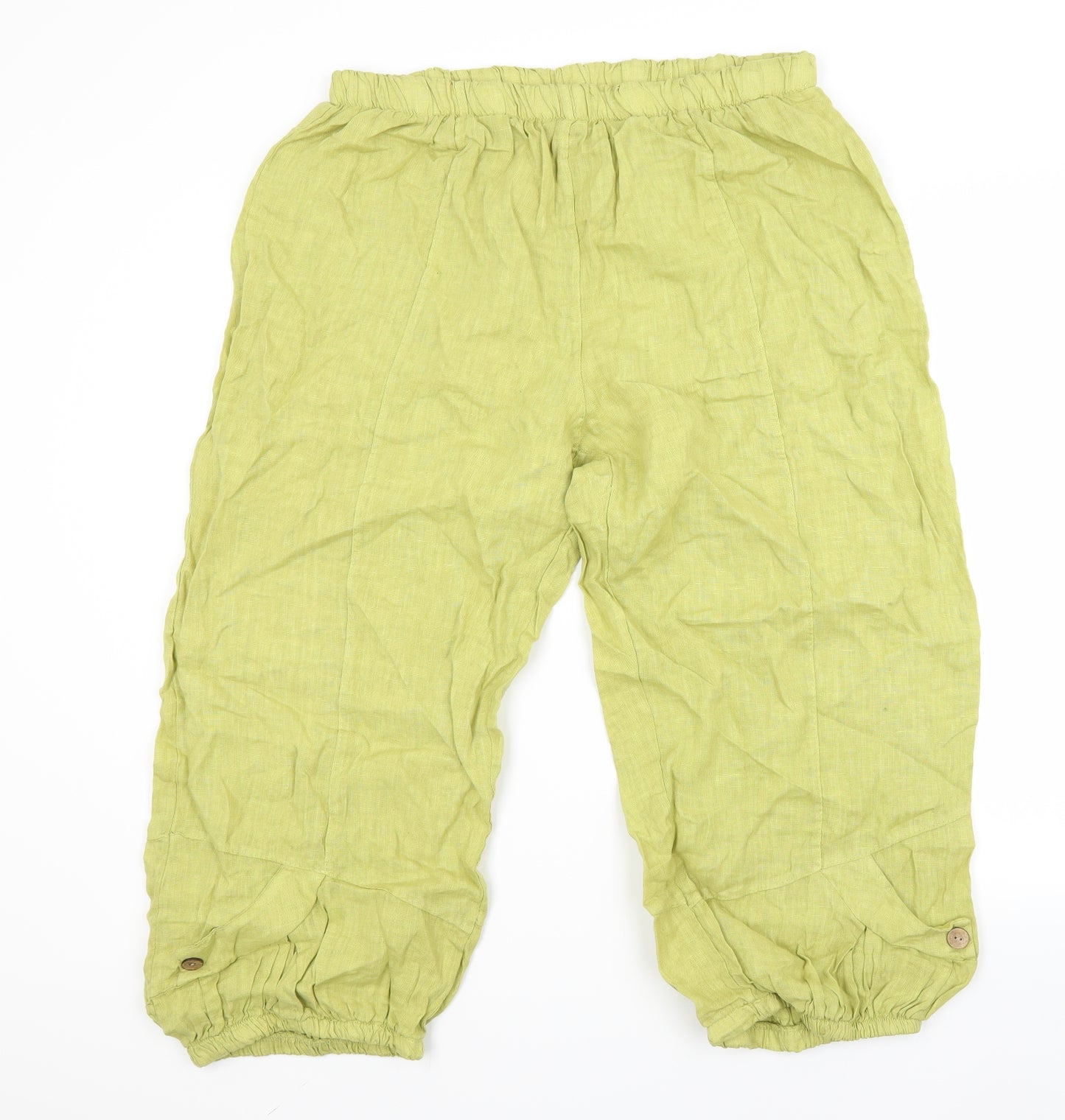 Preworn Womens Green   Capri Trousers Size M L21 in