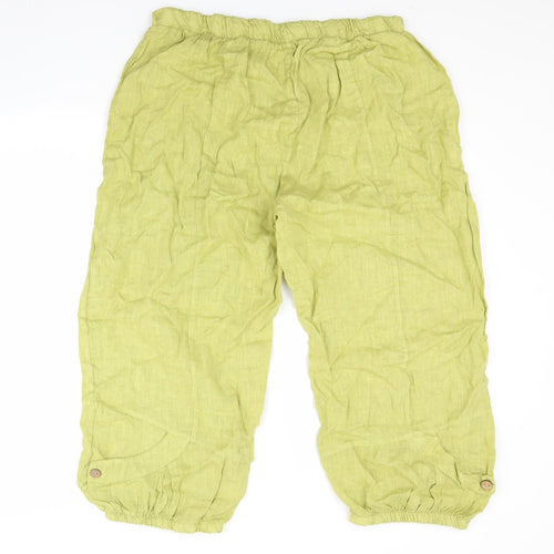 Preworn Womens Green   Capri Trousers Size M L21 in