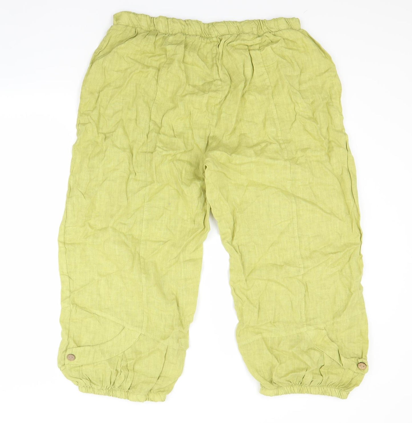 Preworn Womens Green   Capri Trousers Size M L21 in