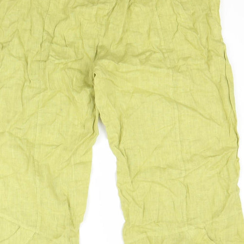 Preworn Womens Green   Capri Trousers Size M L21 in
