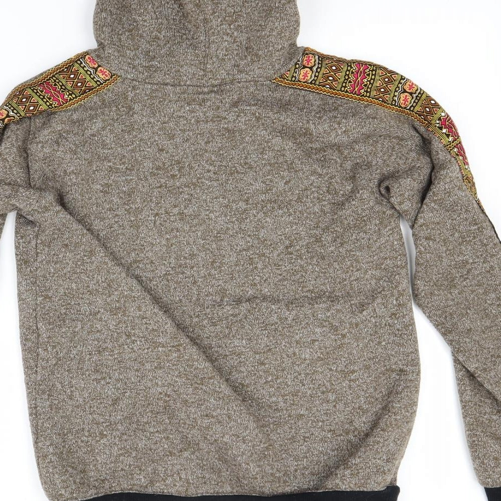 Preworn Womens Brown   Pullover Hoodie Size S