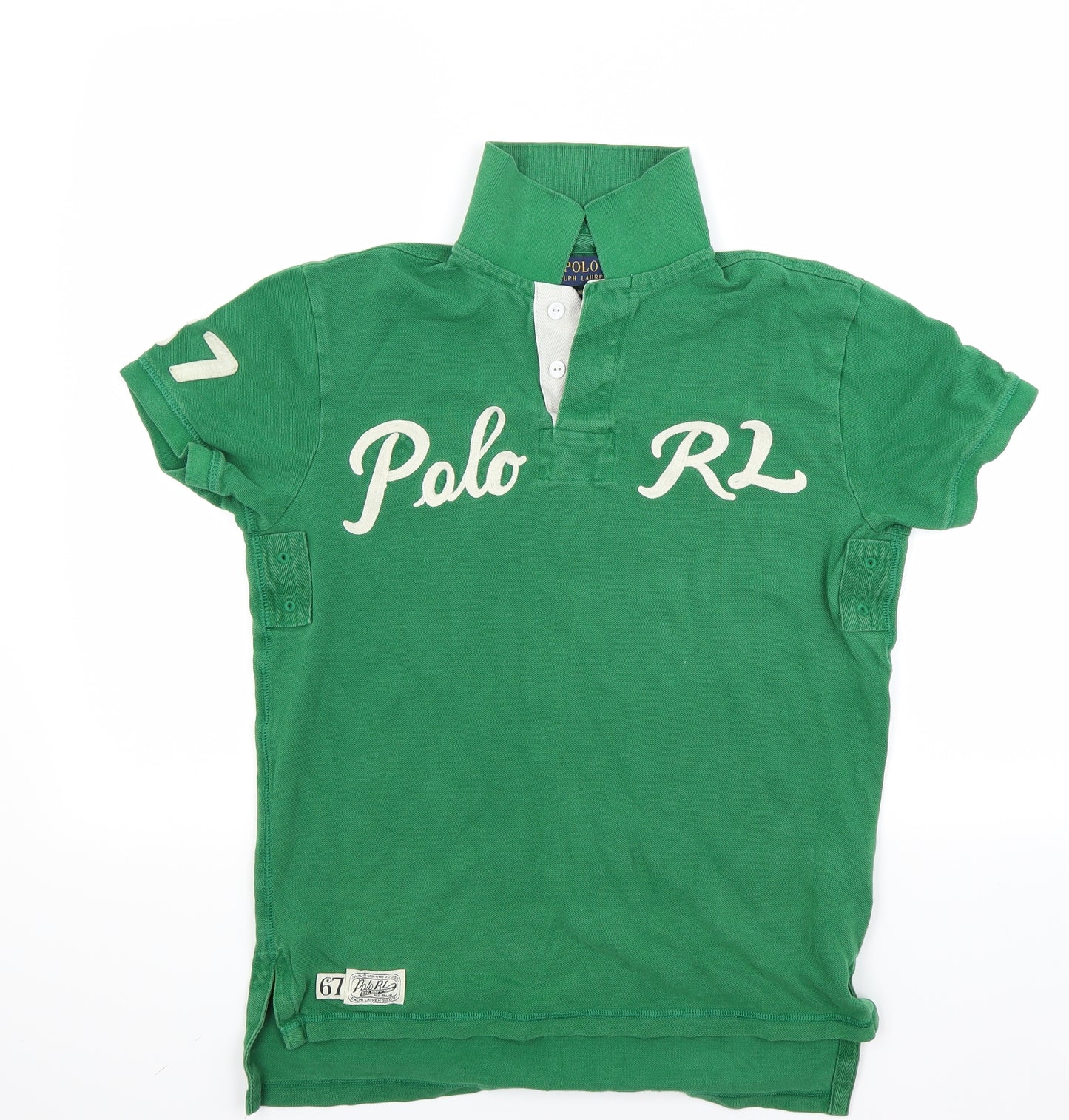Polo Ralph Lauren Womens Green   Basic Polo Size S