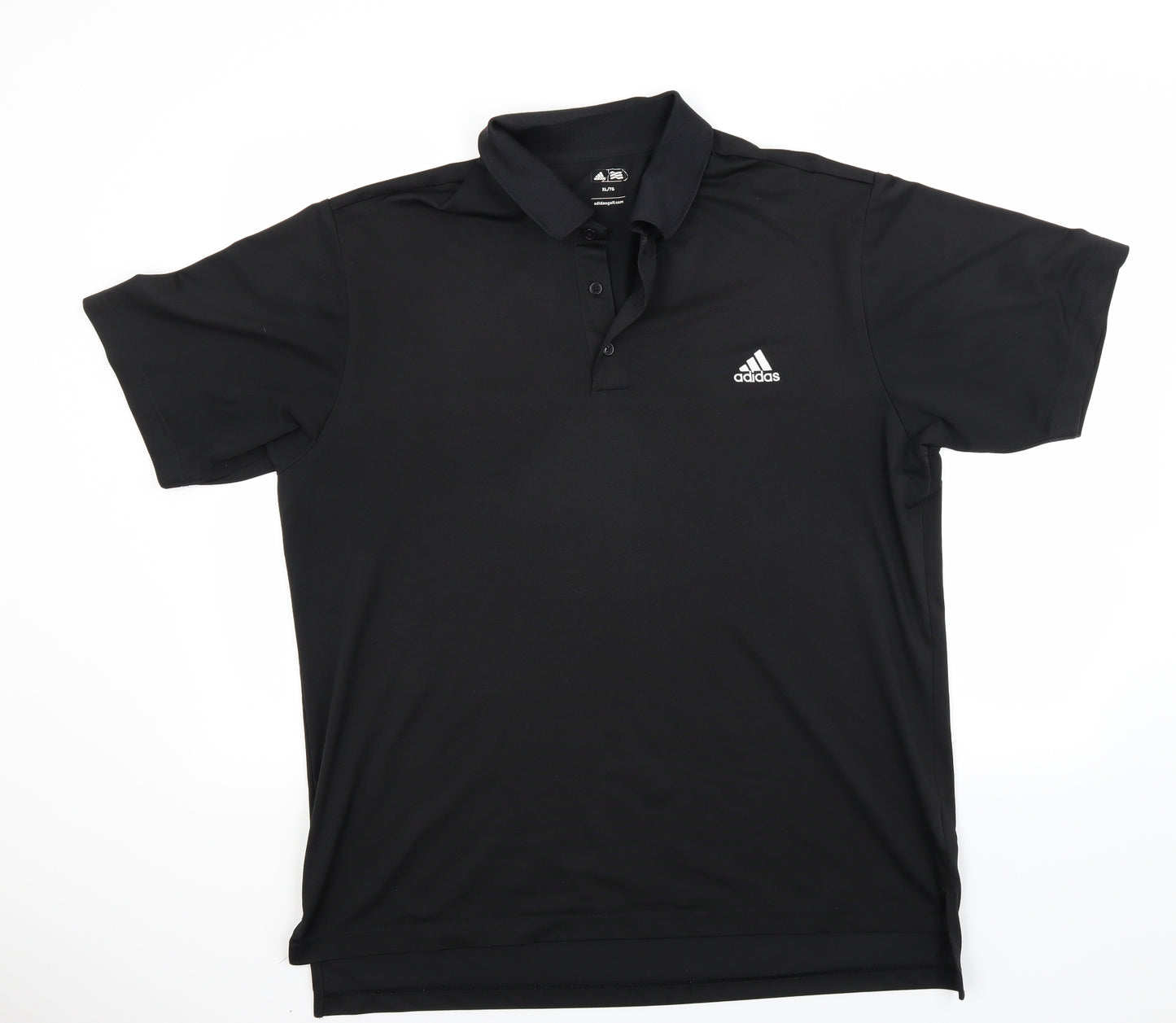 adidas Mens Black    Polo Size XL
