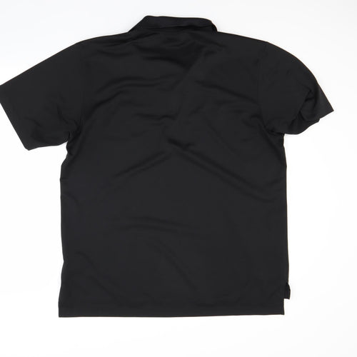 adidas Mens Black    Polo Size XL