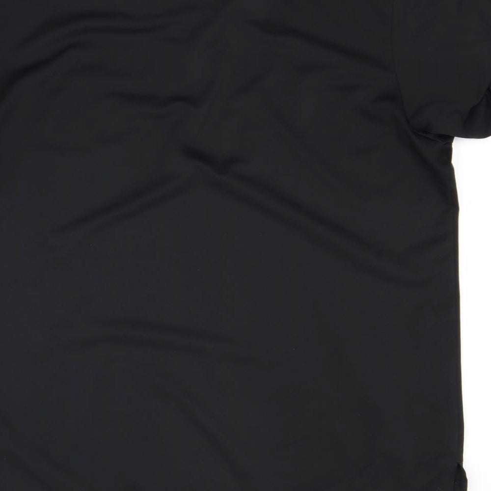 adidas Mens Black    Polo Size XL