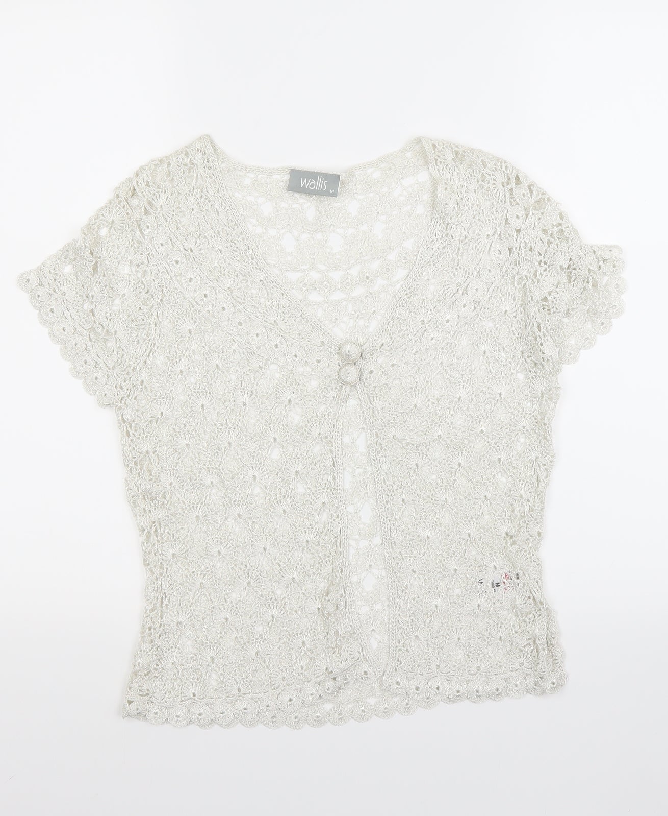 Wallis Womens White   Basic T-Shirt Size M