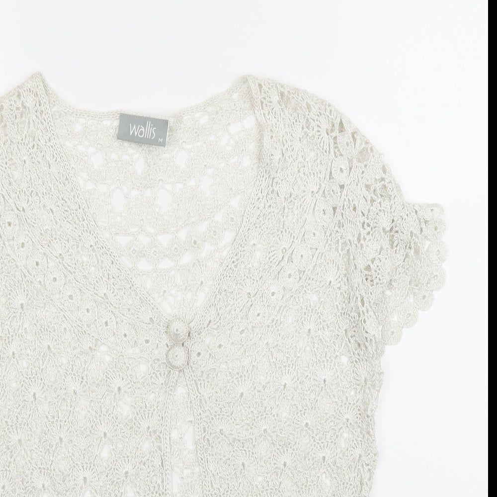 Wallis Womens White   Basic T-Shirt Size M
