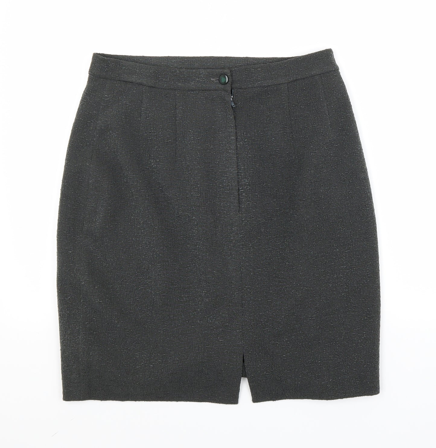Preworn Womens Green   A-Line Skirt Size 12