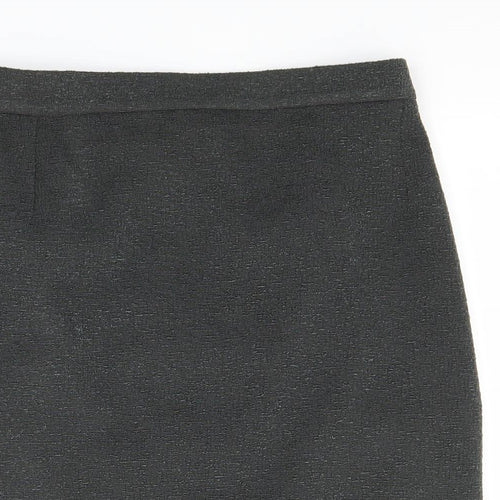Preworn Womens Green   A-Line Skirt Size 12