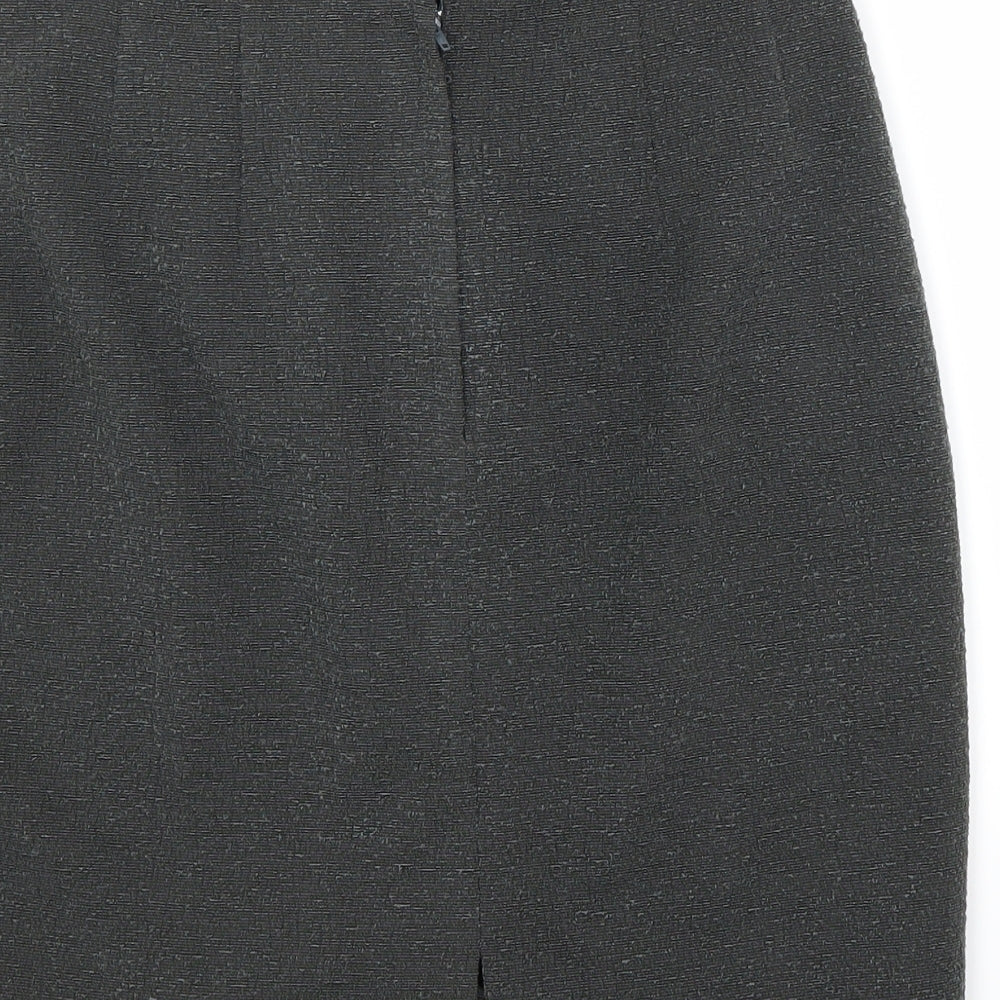 Preworn Womens Green   A-Line Skirt Size 12