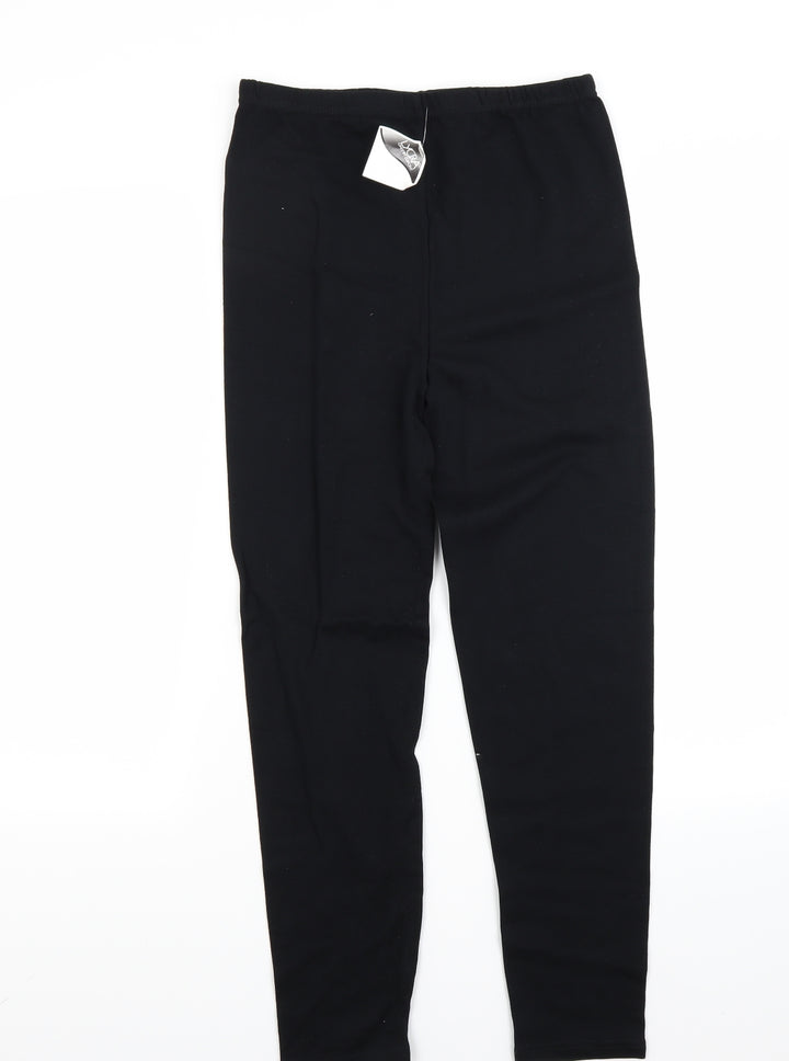 Dupont` Womens Black   Jogger Leggings Size S L26 in