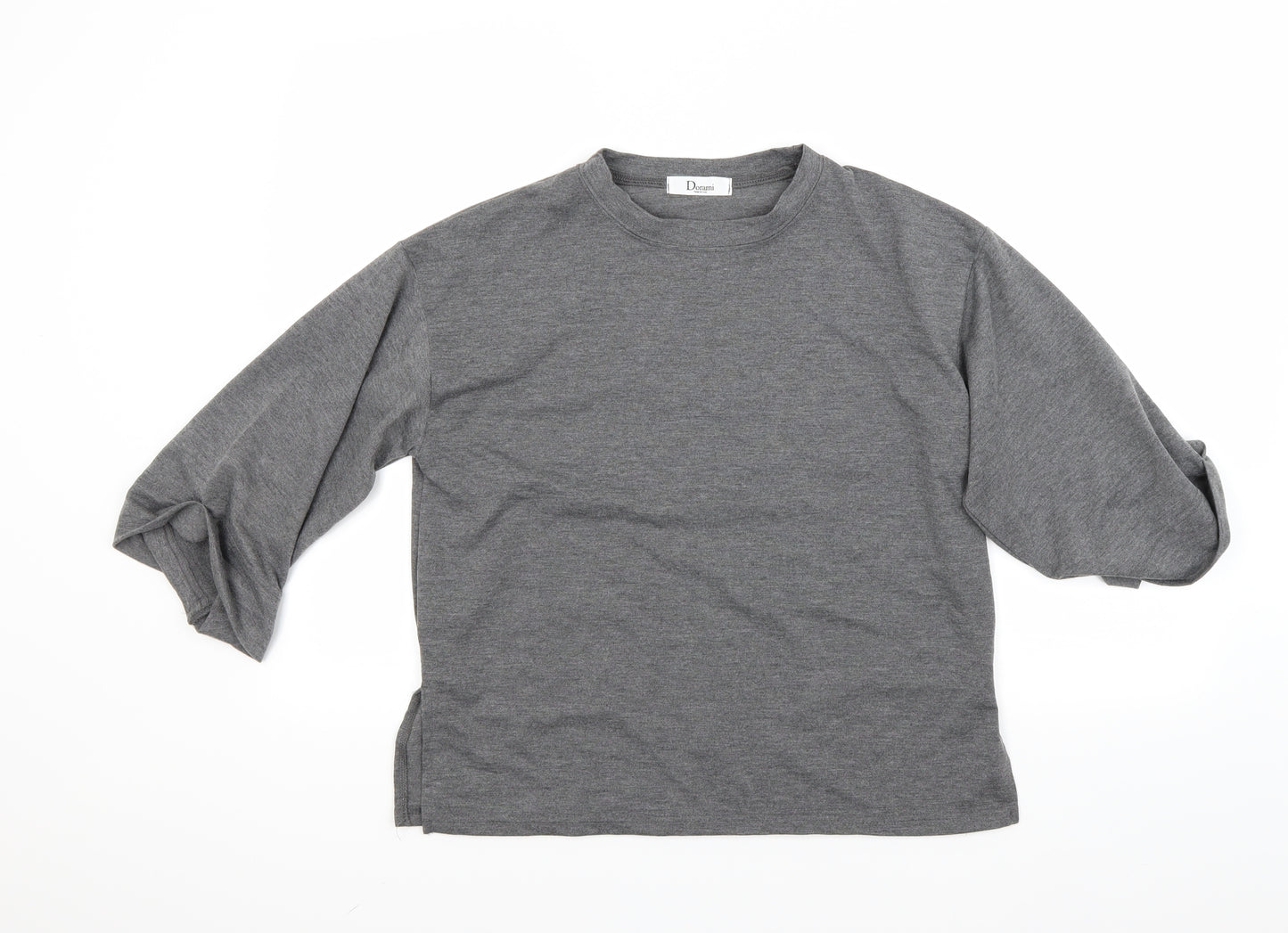 Dorami Womens Grey   Basic T-Shirt Size L