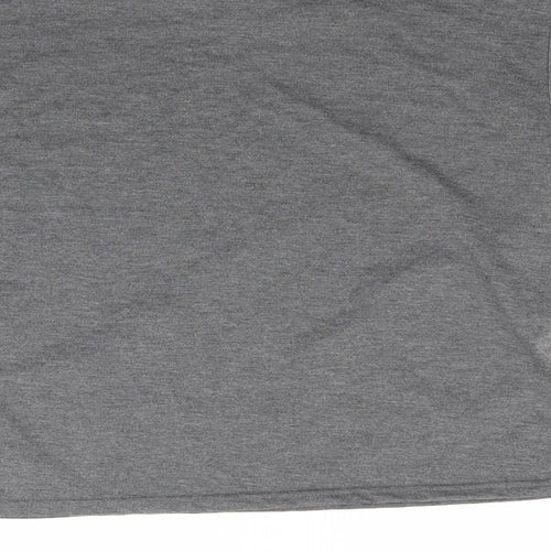 Dorami Womens Grey   Basic T-Shirt Size L