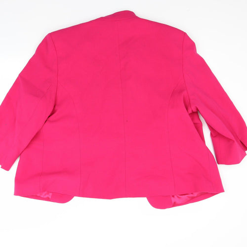 EWM Womens Pink   Jacket Coat Size 22
