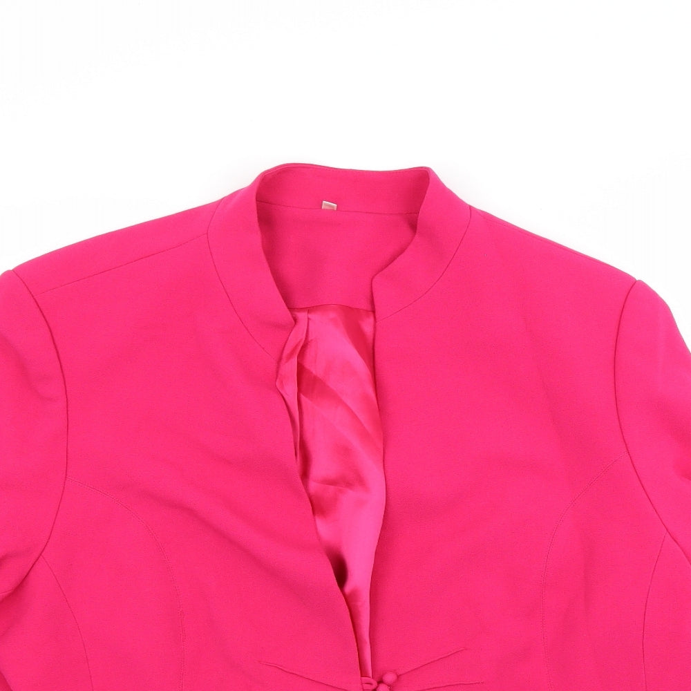 EWM Womens Pink   Jacket Coat Size 22