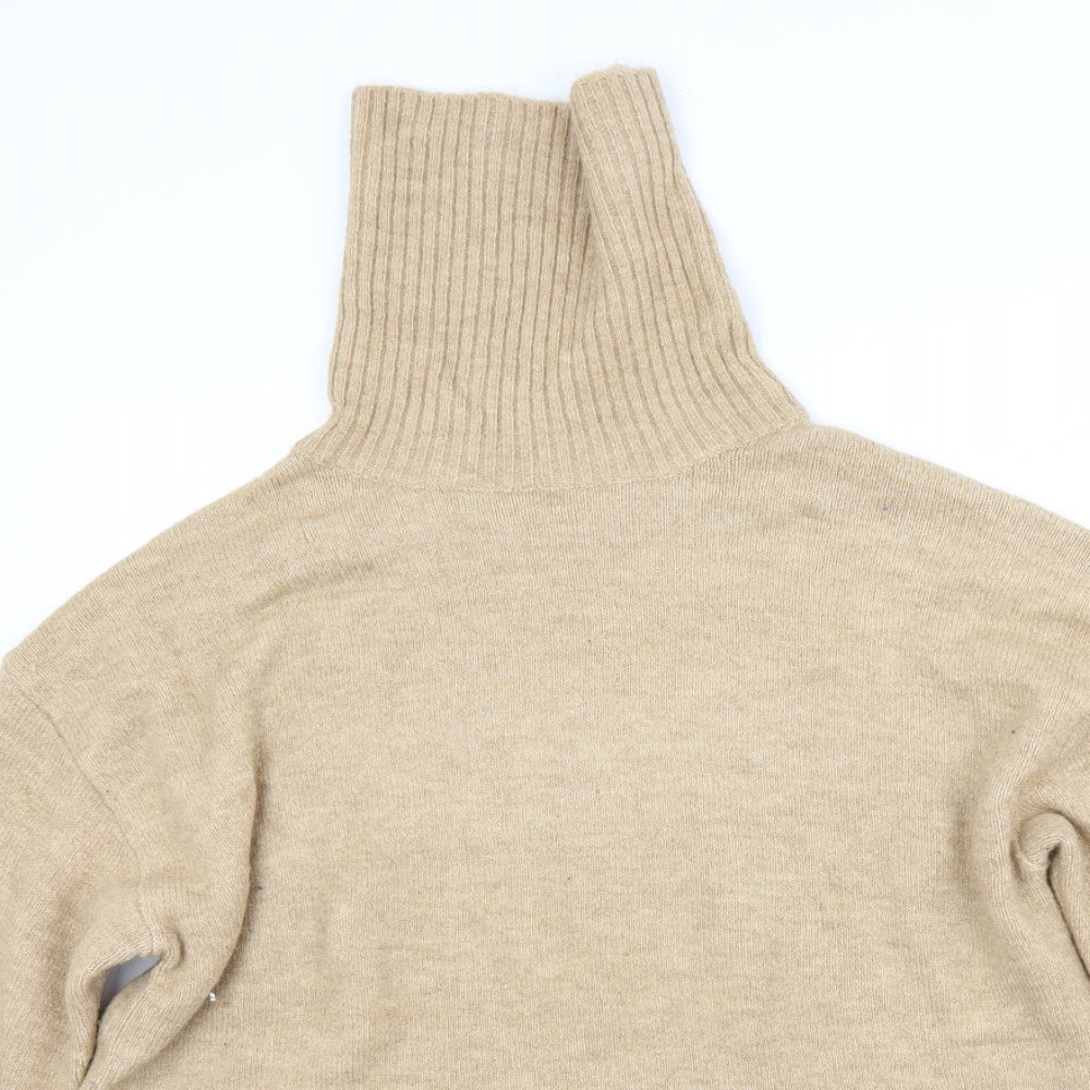 Zara Womens Brown   Pullover Jumper Size S