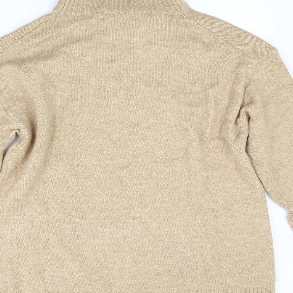 Zara Womens Brown   Pullover Jumper Size S