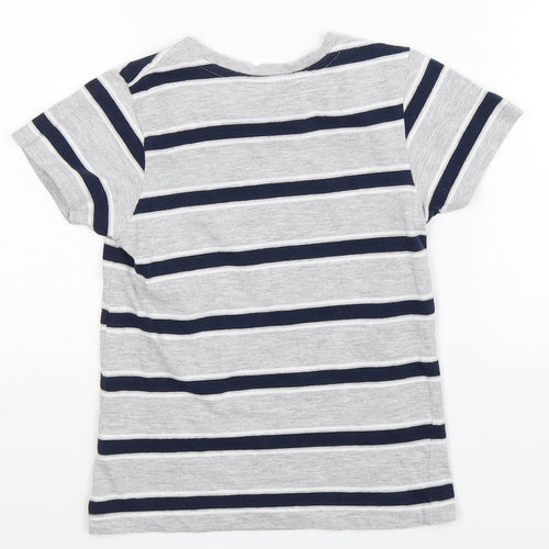 Matalan Boys Multicoloured Striped  Basic T-Shirt Size 5 Years