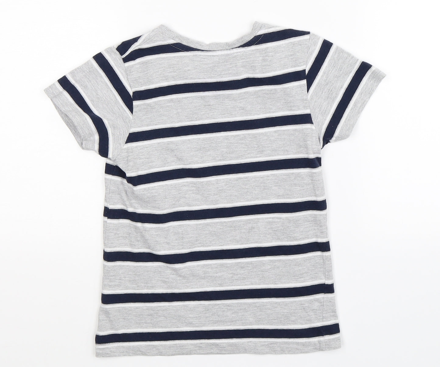 Matalan Boys Multicoloured Striped  Basic T-Shirt Size 5 Years