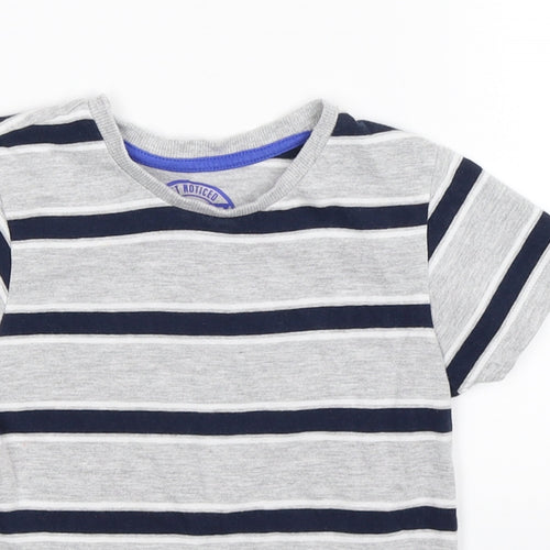 Matalan Boys Multicoloured Striped  Basic T-Shirt Size 5 Years