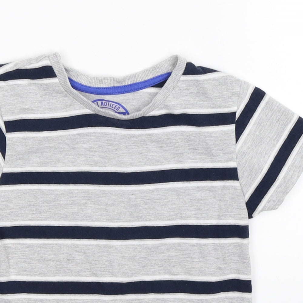 Matalan Boys Multicoloured Striped  Basic T-Shirt Size 5 Years
