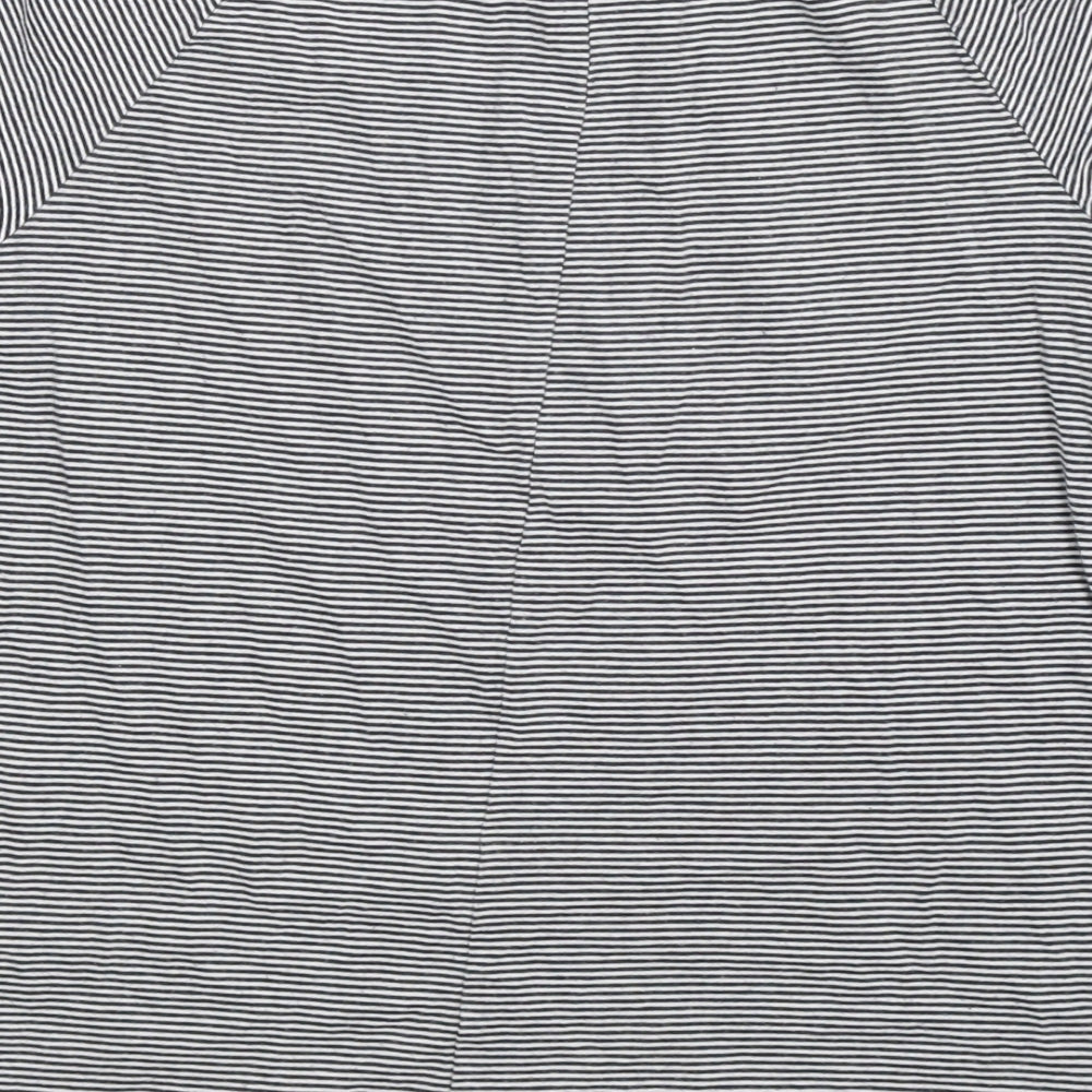 NEXT Girls Multicoloured Striped  Basic T-Shirt Size 11 Years