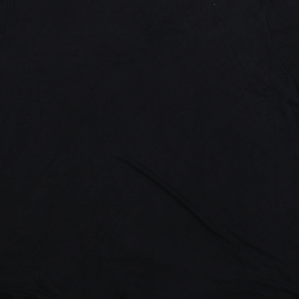 George Womens Black   Basic T-Shirt Size 22