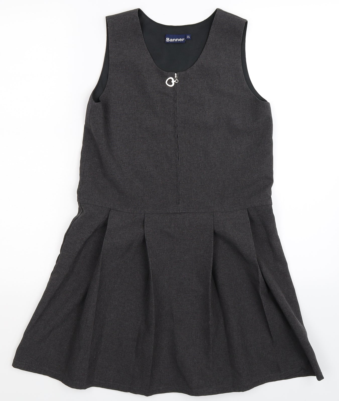 Banner Girls Grey   Fit & Flare  Size 9-10 Years