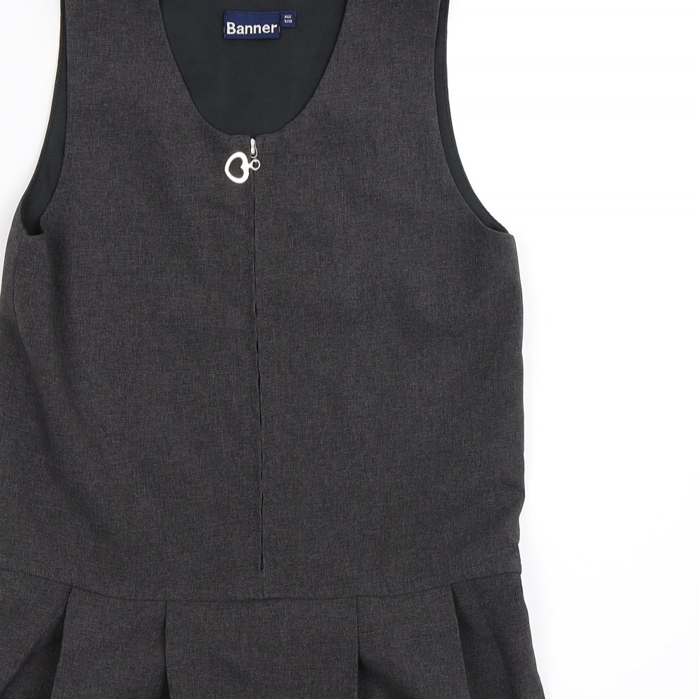 Banner Girls Grey   Fit & Flare  Size 9-10 Years