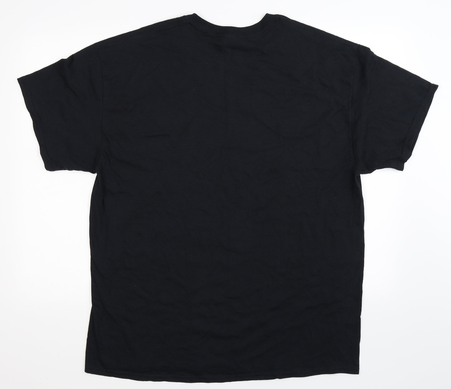 Gildan Mens Black    T-Shirt Size XL