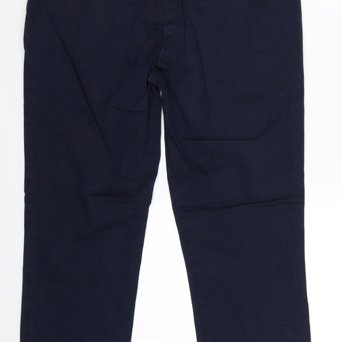 Wallis Womens Blue  Denim Cropped Jeans Size 10 L23 in