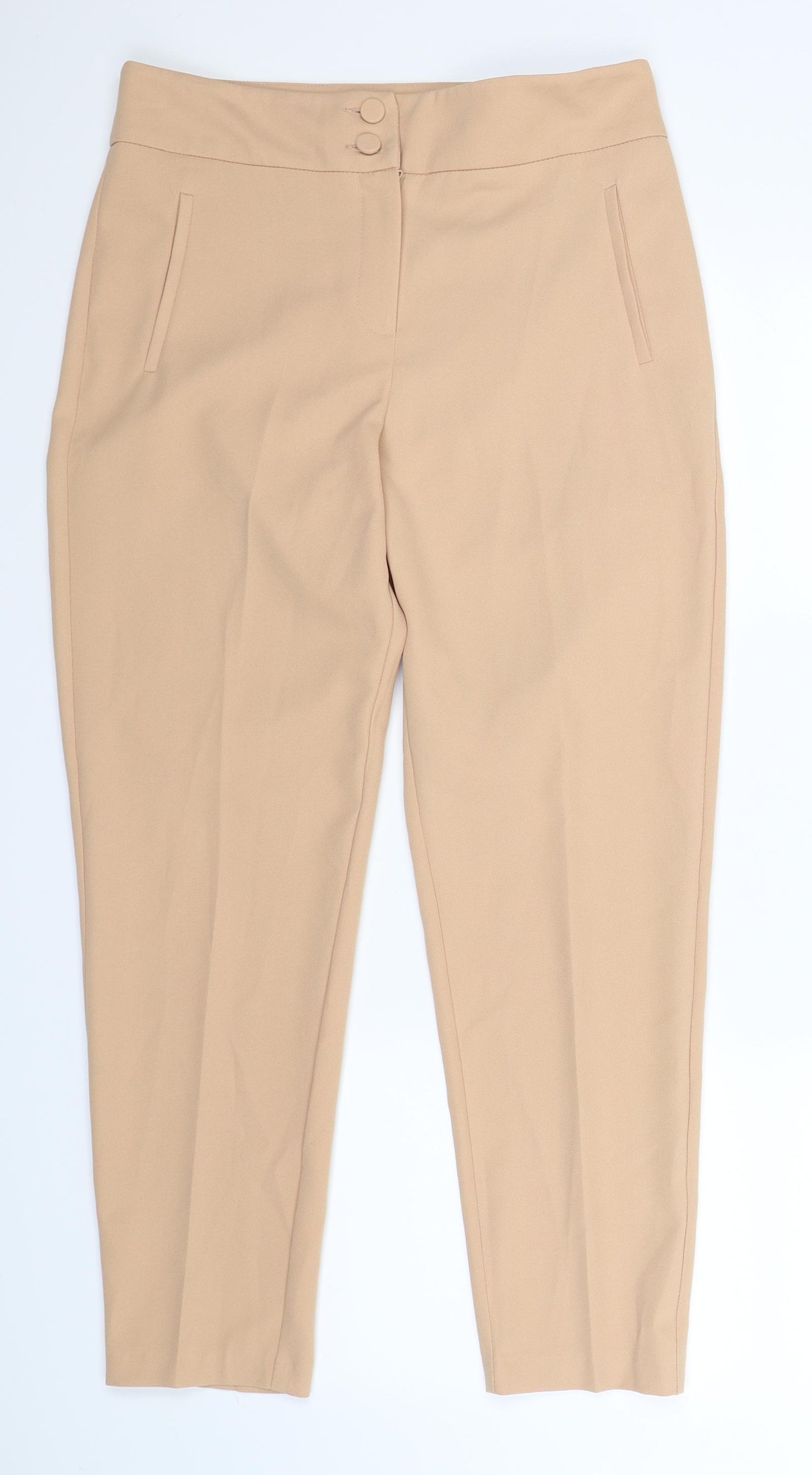 Primark Womens Beige   Trousers  Size 12 L27 in