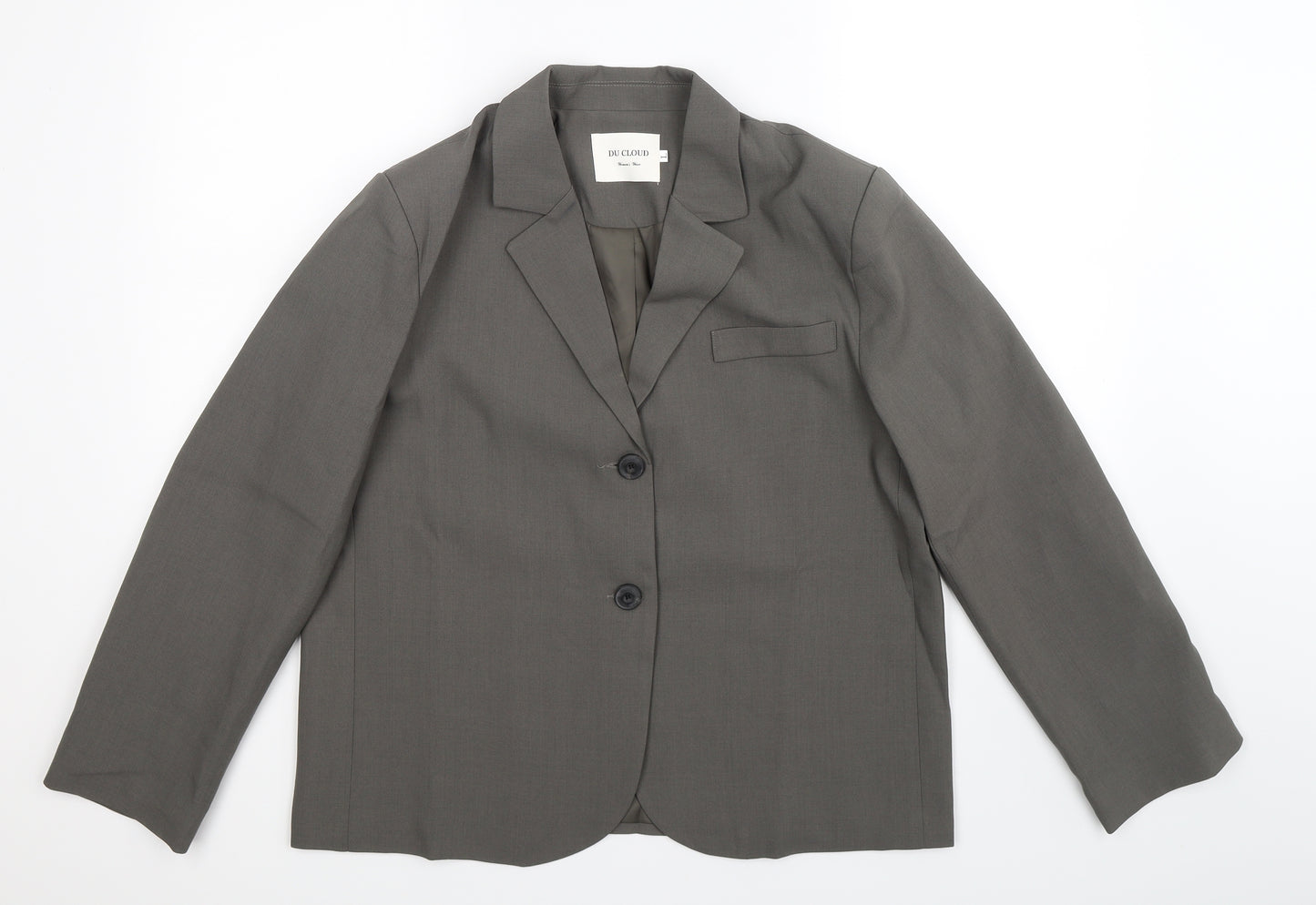 Du Cloud Womens Grey   Jacket Suit Jacket Size L
