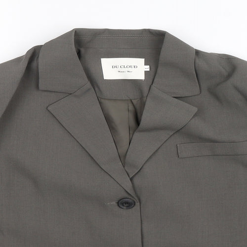Du Cloud Womens Grey   Jacket Suit Jacket Size L