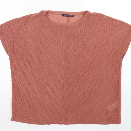 Garfield & Marks Womens Beige   Basic T-Shirt Size 12
