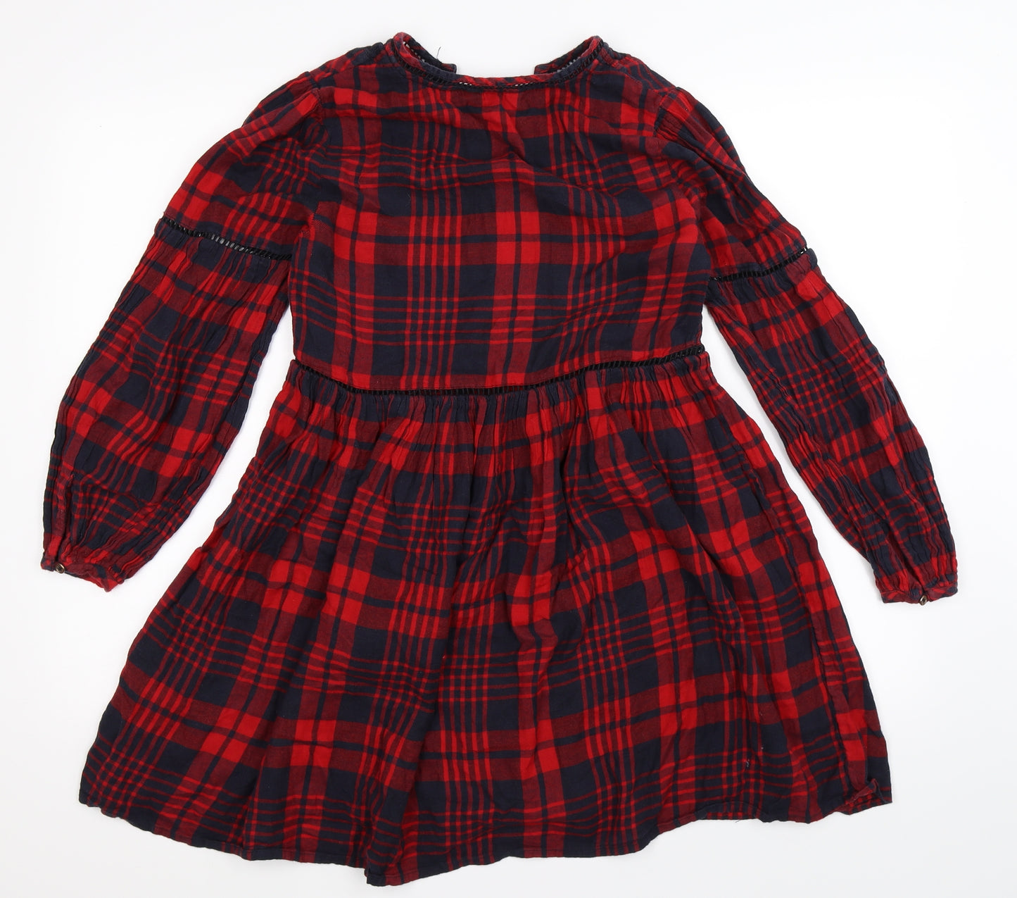 New Look Womens Multicoloured Check  Shirt Dress  Size 8