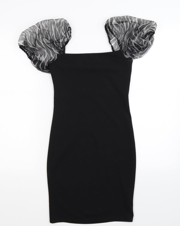 New Look Womens Black   Bodycon  Size 8