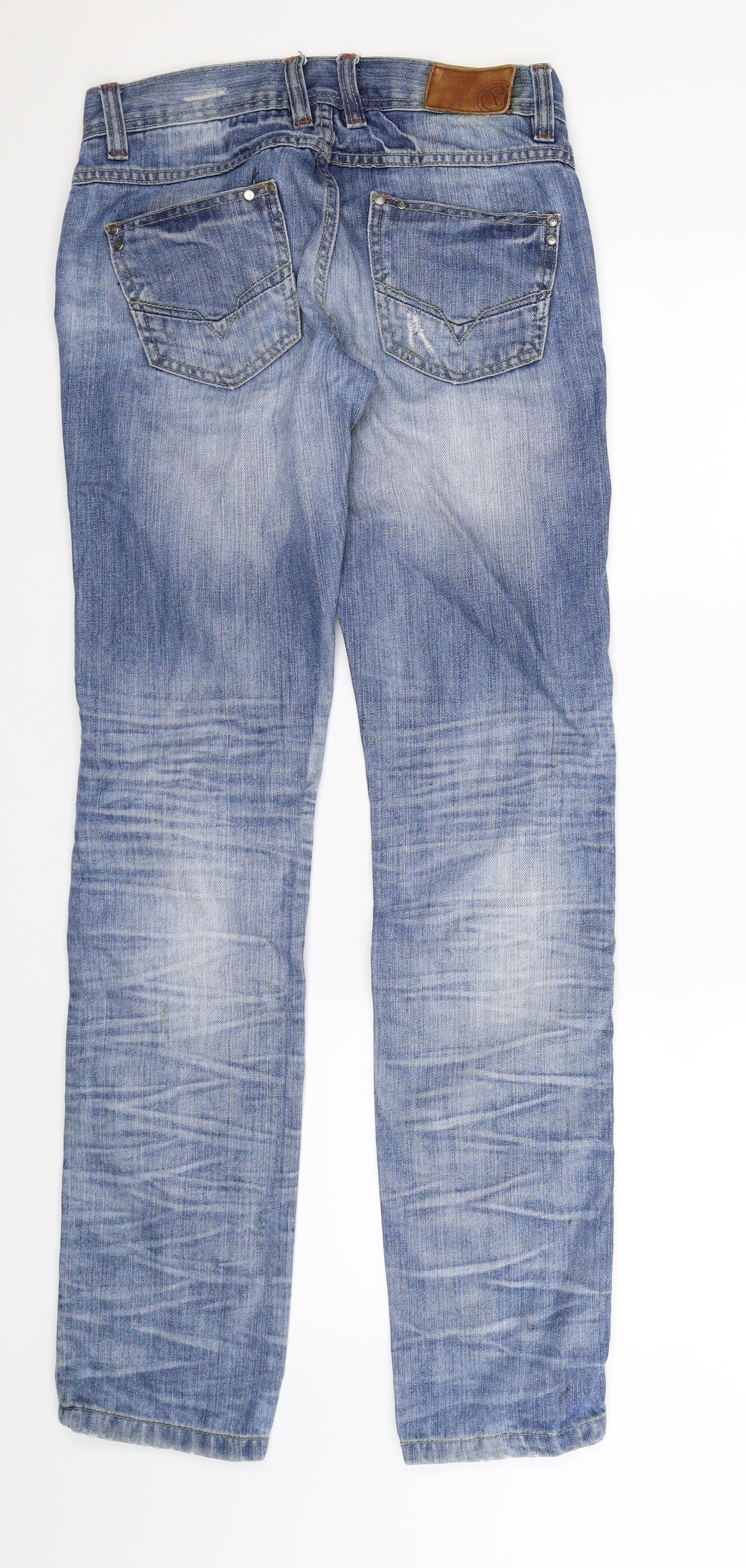Crafted Womens Blue  Denim Skinny Jeans Size 8 L30 in