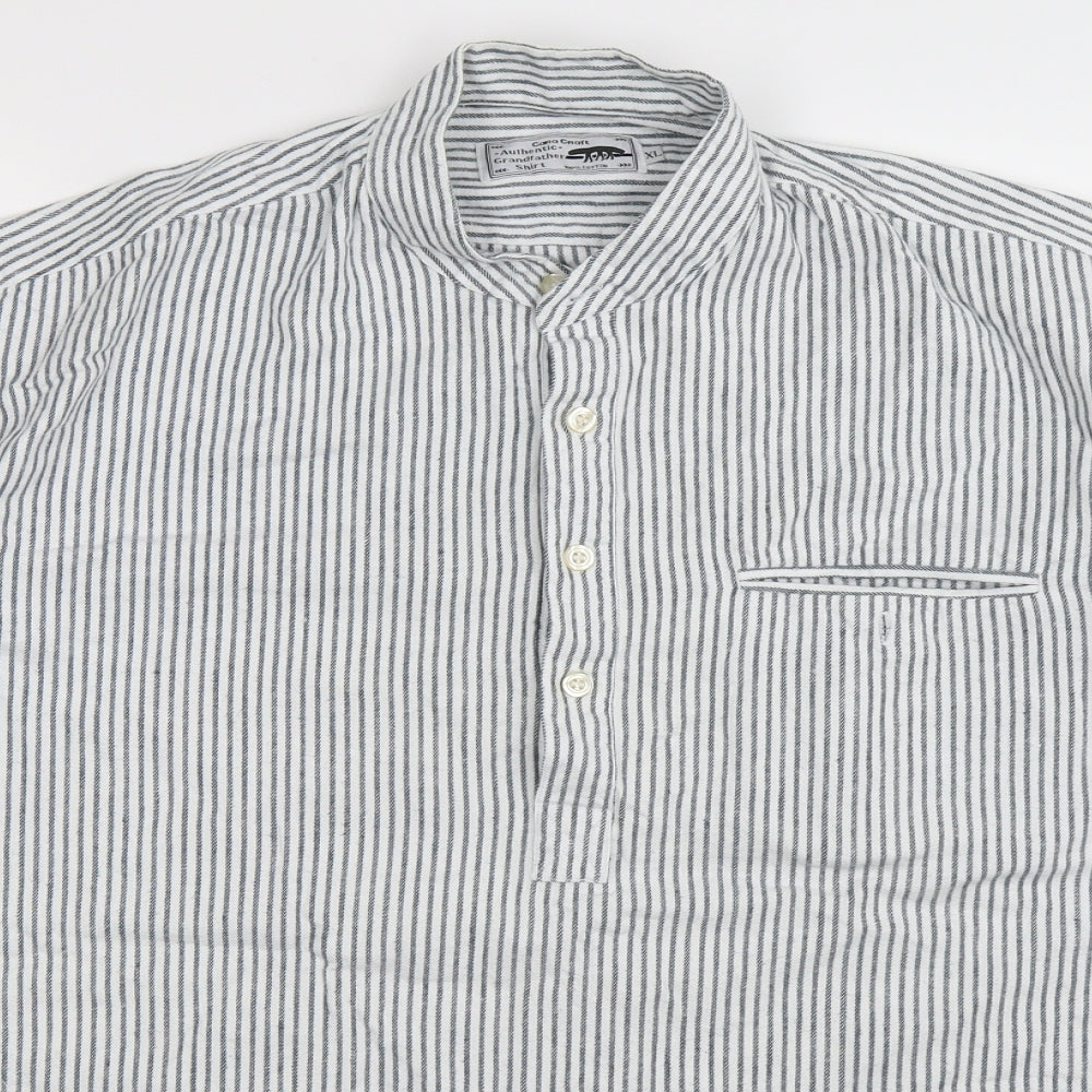 Preworn Mens Multicoloured Geometric   Button-Up Size XL