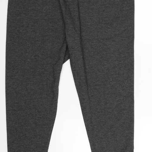 TU Womens Grey Striped  Trousers  Size 20 L30 in