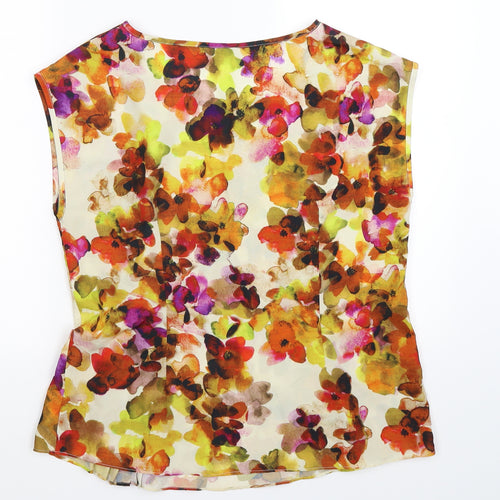 Kaliko Womens Multicoloured Floral  Basic Tank Size 14