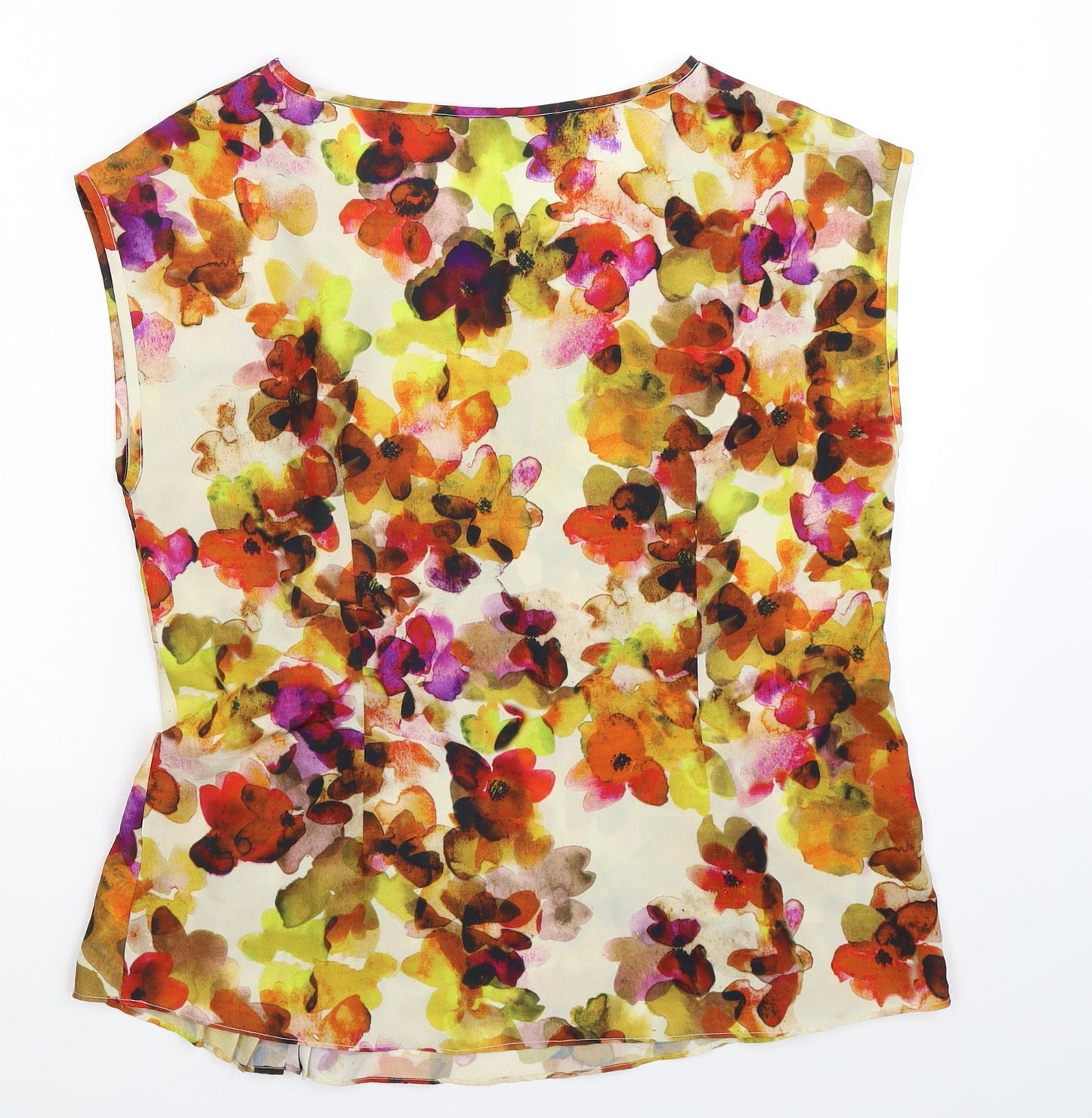 Kaliko Womens Multicoloured Floral  Basic Tank Size 14