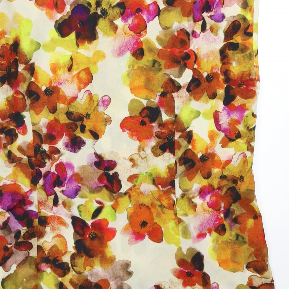 Kaliko Womens Multicoloured Floral  Basic Tank Size 14