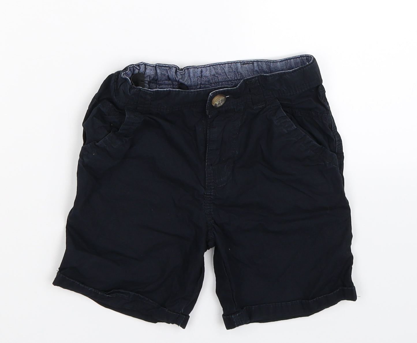 Marks and Spencer Boys Blue   Chino Shorts Size 5-6 Years