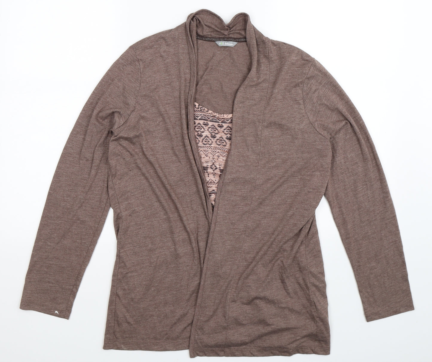 Marks and Spencer Womens Grey   Pullover Jumper Size 16