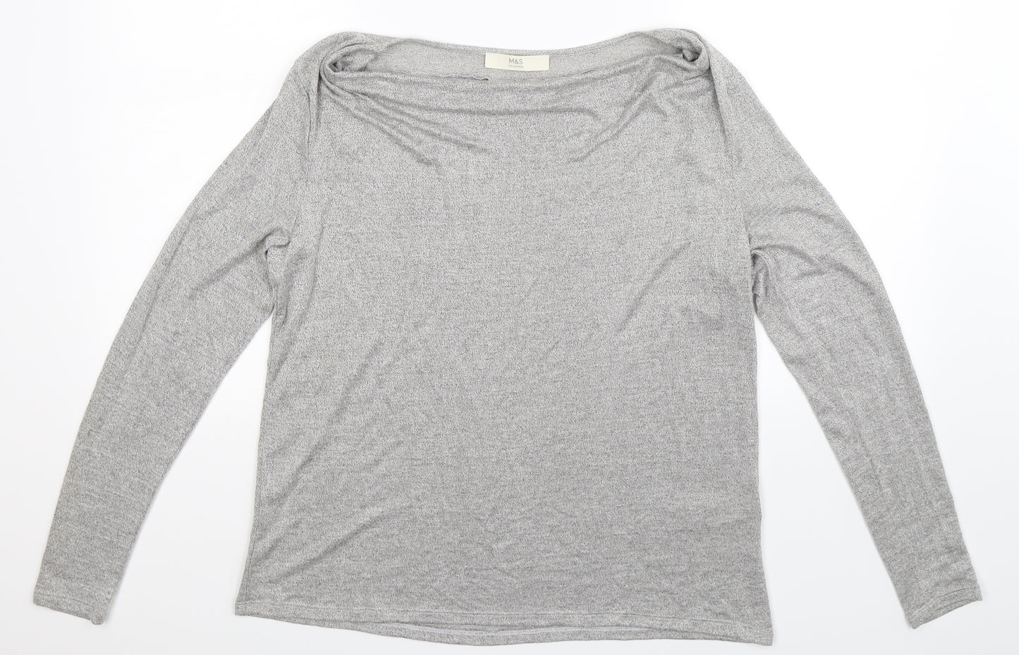 Marks and Spencer Womens Grey   Pullover Jumper Size 18