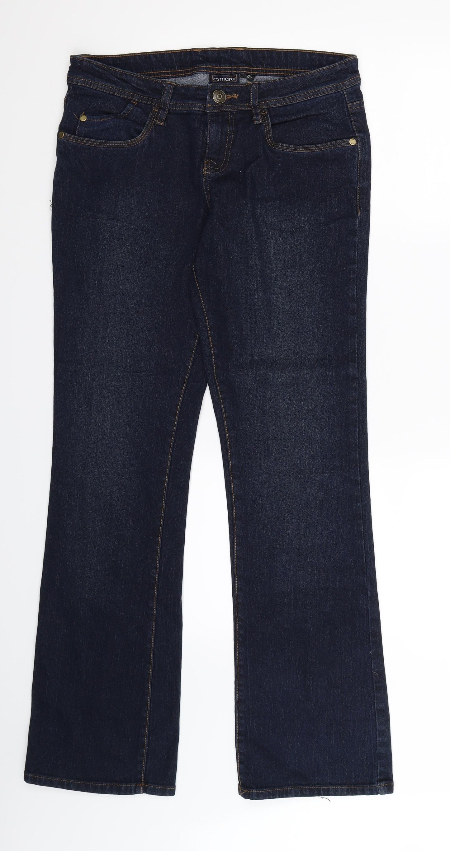 ESMARA Womens Blue  Denim Bootcut Jeans Size 14 L30 in